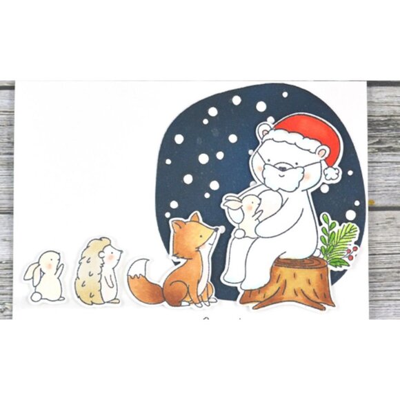 Christmas Holiday Set of 4 Metal Cutting Dies For Crafting & Card Making - Picture 6 of 10